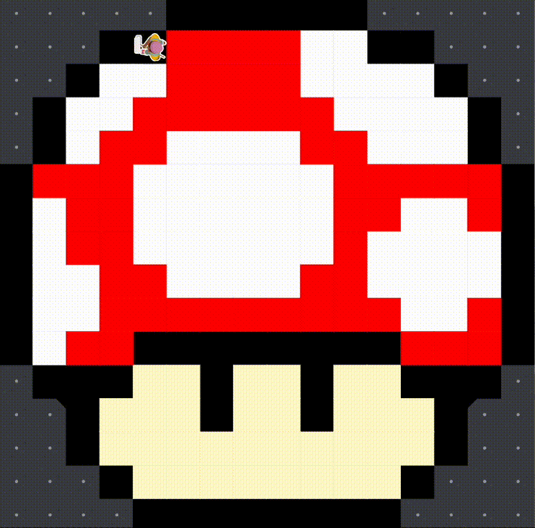 Animated Super Mario Mushroom
